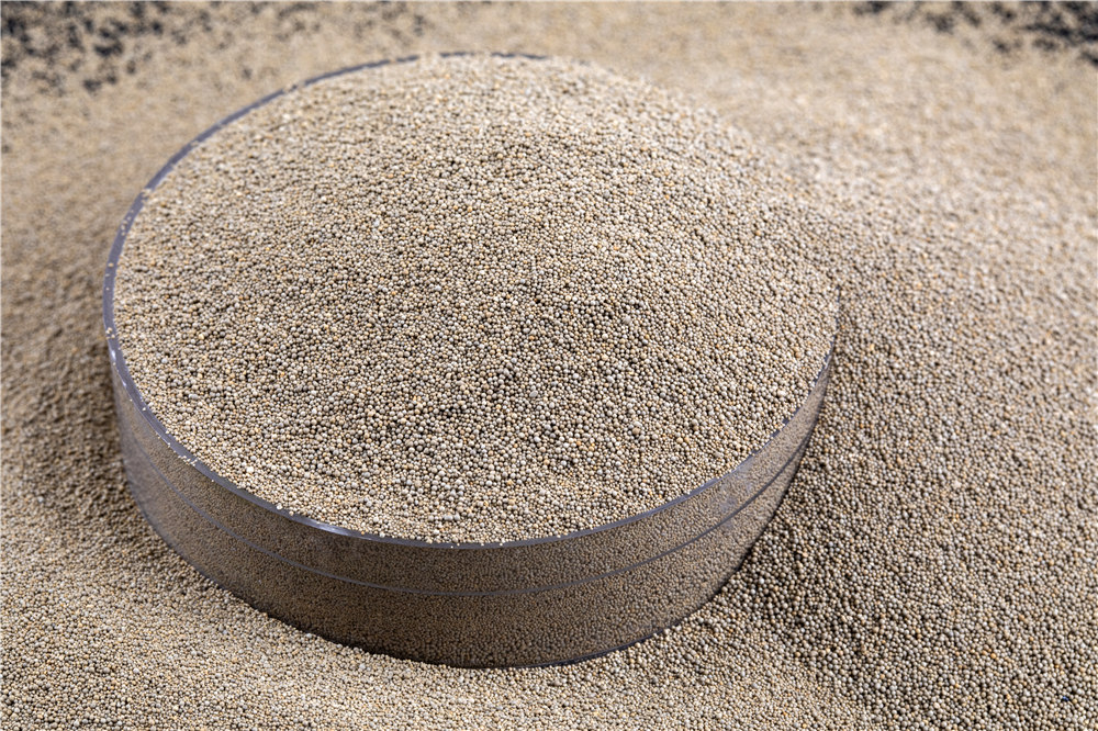 Szinterezett kerámia homok öntödei használatra3